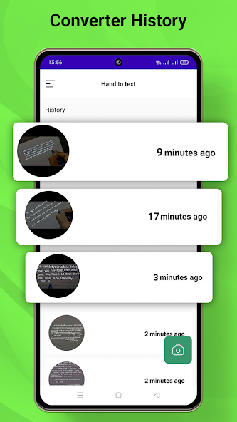 Handwritten note converter settings